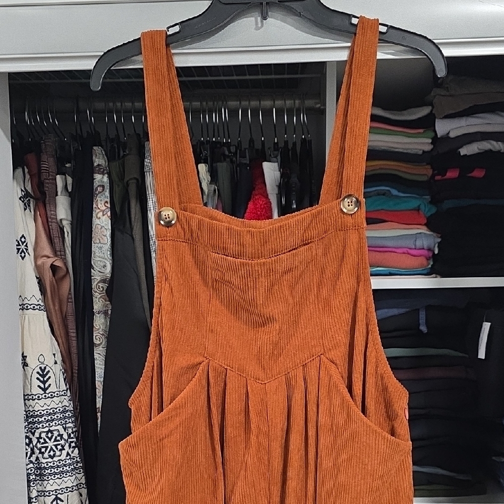 Cupshe Orange Wide Leg Jumpsuit